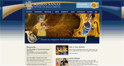 Desktop Screenshot of kibrissanat.com